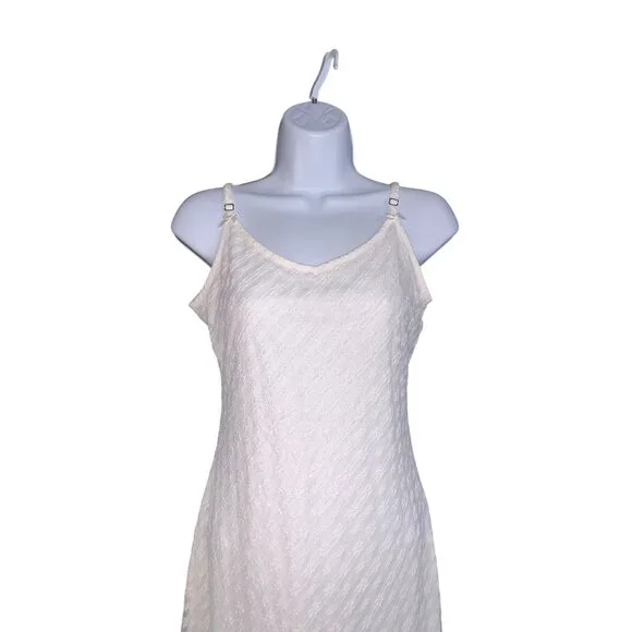 Wild Fable Junior Teens White Lace Slip Dress With Adjustable Straps Size Small - Picture 7 of 12